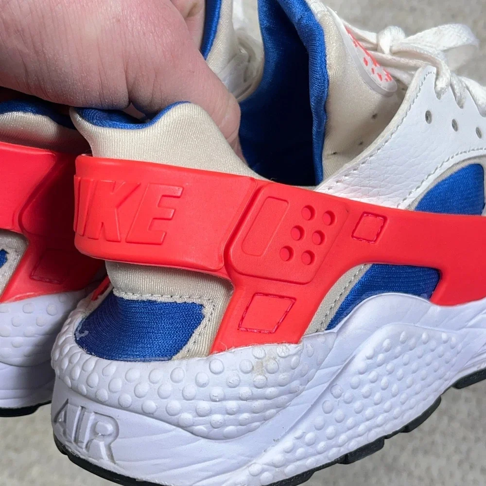 Nike Air Huarache Ultramarine‎ Mens Size 8 White Blue Orange 2017 318429-112